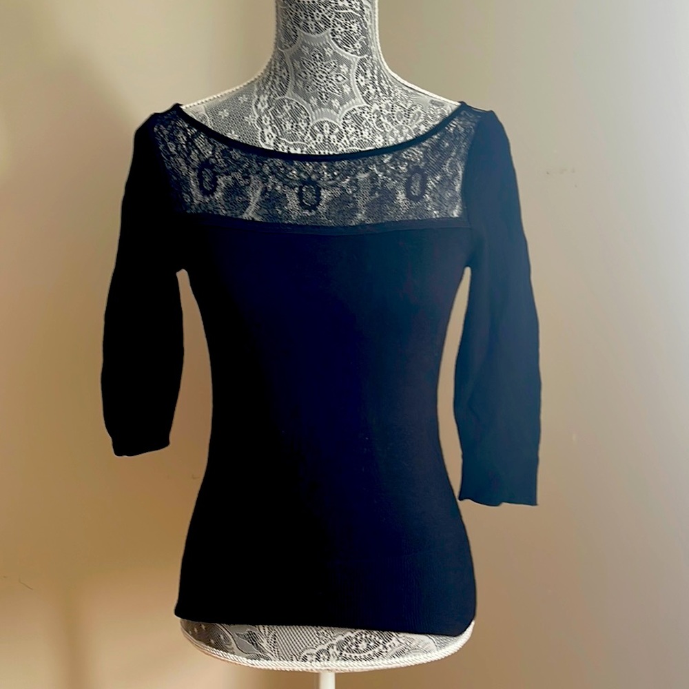 Black sweater top- White House black market